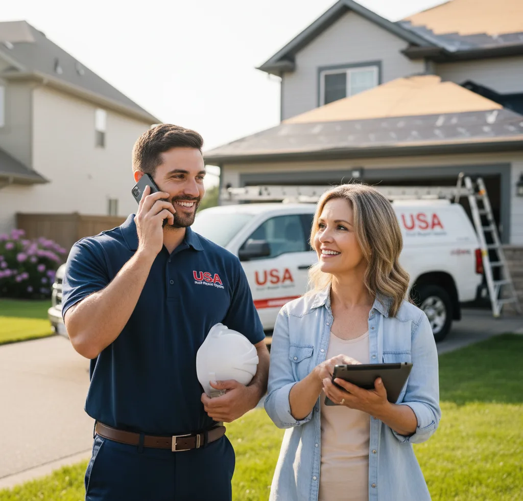 USA Roof Repair Experts customer support in Silver Bay
